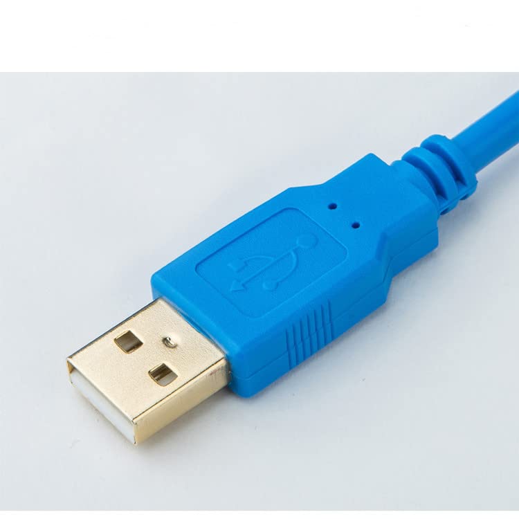 Aplicável USB-SLB2053RASL1 EC Série EC PLC Programação Dados do cabo Download Cable Blue Gold-Plashated Model