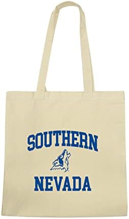 W Republic College of Southern Nevada Coyotes Seal College Tote Bag