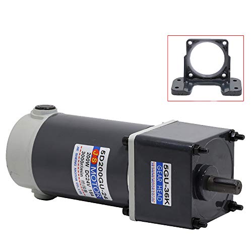 T-King 200W Motor de alta engrenagem de alta potência DC Micro reversível Redutor de engrenagem de worm RV Motor