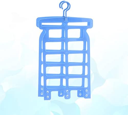 Roupas de roupas de cabine de rack de rack rack rack rack de secagem 3pcs brinquedo de brinquedo multifuncional travesseiro azul