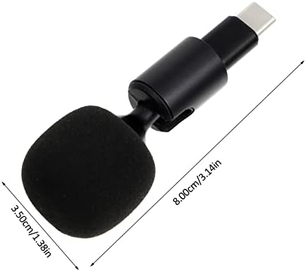 SOLustre Microfone USB Tipo- Microfone dobrável Alto-falante plugue USB Microfone dobrável microfone dobrável Microfone USB Mini Mici-microfone