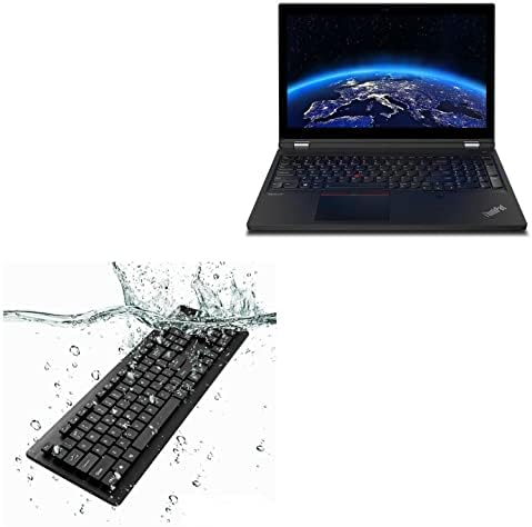 Teclado de onda de caixa compatível com Lenovo ThinkPad T15G - Teclado Aquaproof USB, teclado USB de água à prova d'água lavável