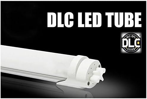 Tubo leve de LED de 4 pés de 4 pés, 18W, lente fosco. Lastro 5000k, capa leitosa UL, DLC, CE, ROHS Certified