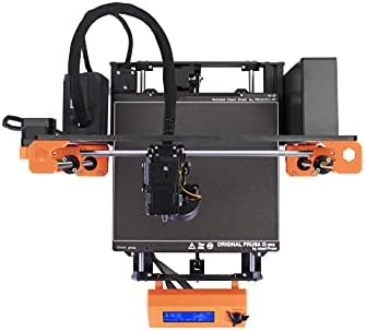 Impressora PRUSA I3 MK3S+ 3D original, impressora 3D FDM pronta para uso, montada e testada folhas de impressão removível, filamento de 1 kg incluído, tamanho de impressão 9,84 × 8,3 × 8,3 pol.