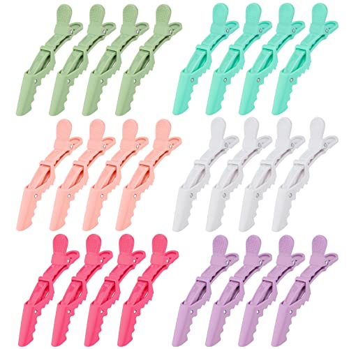 ACO-UINT 24 PCS Clipes de cabelos para corte de estilo, clipes de cabelos para jacarés clipes de cabelo de salão clipes