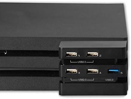 Não aplique 2 a 5 hub de alta velocidade USB 3.0 2.0 Extender Hub para PS4 Pro Gaming Console