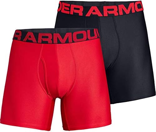 Under Armour Men's Tech de 6 polegadas Boxerjock, 2-pacote