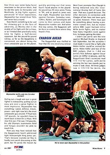 Diego Corrales Autographed Magazine Page Photo PSA/DNA S47512 - Revistas de boxe autografadas