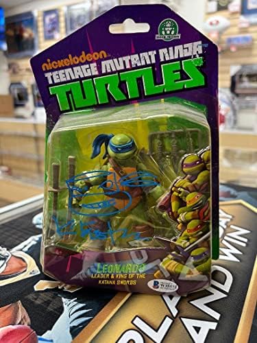 Beckett autêntico Kevin Eastman Autograph Tmnt Leonardo Figura