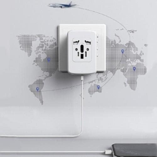 Carregador para Wisky Eewrite E -Pad - Carregador Internacional de Muralha PD, 3 USB International Charge Adapter