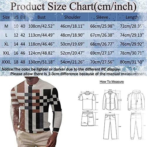 Camisetas xxbr masculino, outono de manga longa geométrica aztec boho impressão slim fit Athletic Sports Bottoming camiseta