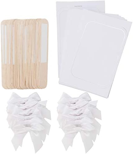 Wilton White Wedding Fan Kit, 24pc, 5 W x 7 h