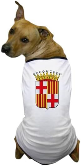 Cafepress Barcelona Bat de braços Camiseta de cachorro Camiseta de cachorro, roupas de estimação, fantasia engraçada