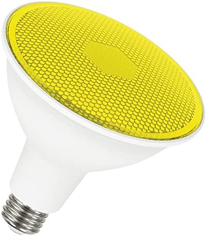 SATCO S29484 11,5 watt par38 lâmpada de cor LED, amarelo