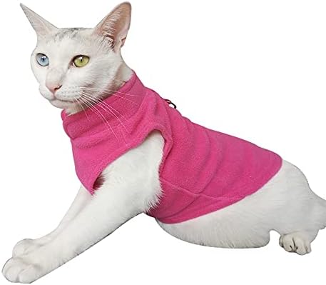 Honprad Small Dog Sweacters Girl Sweater de inverno Pet e outono Fleece Mantenha camisa de colete quente Coloque
