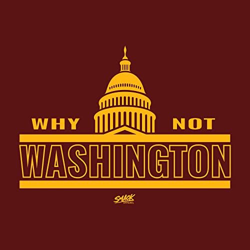 Por que não camiseta de Washington para os fãs de futebol de Washington