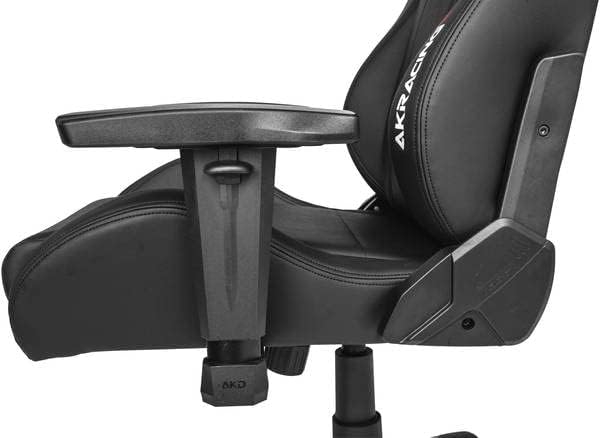 Cadeira de jogos premium da série Masters da Akracing, com altos mecanismos de ajuste de altura, reclinável, giro, inclinação,