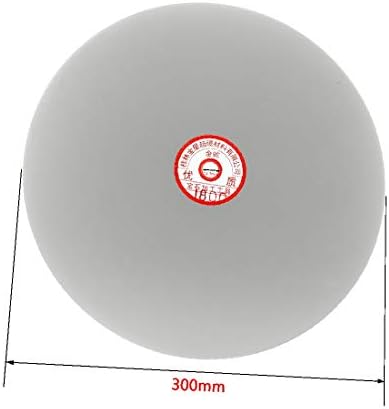 X-Dree 300mm de 12 polegadas de 1200 1800 Diamante revestido com disco plana Roda de lixamento de roda de disco (disco