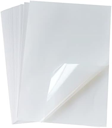 30 folhas de 8,5 x 11 polegadas de transparência de transparência folhas transparentes para impressoras de jato de tinta Srie Self Printing Overhead Projector Film