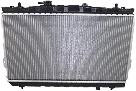 Conjunto do radiador de substituição de Brock compatível com 2001-2006 Elantra 25310-2C106