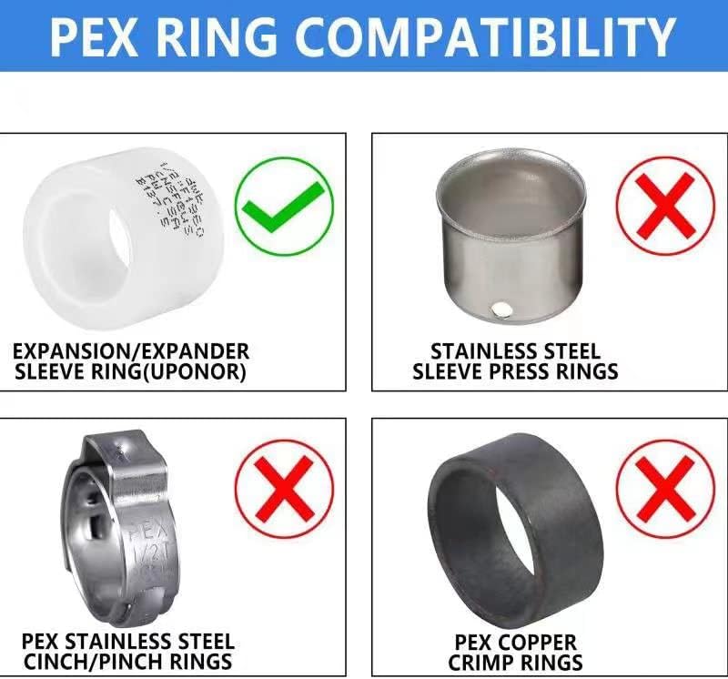 EFIELD POLY PPSU PEX-A Expansão 3/4 x3/4 Válvula de esfera de porta completa apenas para conexão de tubulação PE-A, ASTM F1960