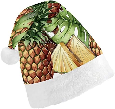 Chapéu de Papai Noel de Natal, Chapéu de Férias de Xmas de abacax