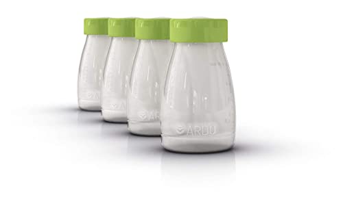 Ardo Easy Store Leite de leite materno Sacos de armazenamento e 4 garrafas, itens essenciais da amamentação, sacos