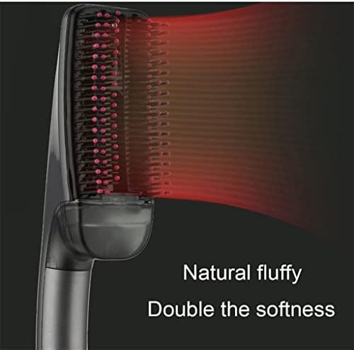 Escova de cabelo elétrico a vapor czdyuf 2 em 1 pente multifuncional de pente de pente de pente quente 3 engrenagens de uma