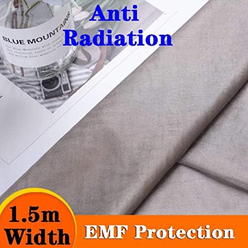 DMWMD EMF FARADAY NETE DE CONDEÇÃO EMI/RF Bloqueando a rede de gaze de fibra de prata para blindagem de cortina de blindagem, respirável