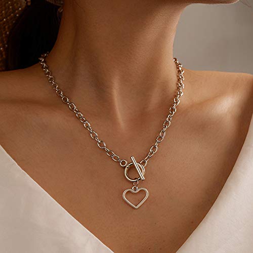 MissGrace Dainty Love Colares Charckes Colares Handmade Love Pingente Multilayer Chain Chain Chain de Chape