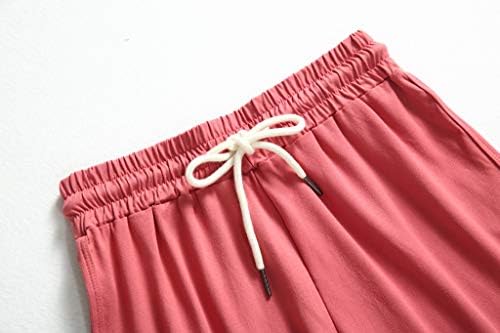 NPKGVia Lady Beach Sport calças curtas Moda Moda Mulheres calças Camisetas de manga curta de poliéster para mulheres