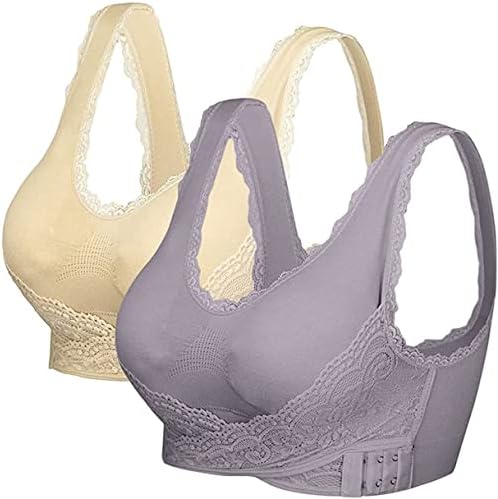 Manxing Front Front Cross Side Buckle Lace Bra Wirefree Free Removable Cups Yoga Sport Bra