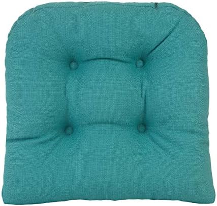 Klear Vu Omega não deslize as almofadas de cadeira universal para sala de jantar, uso de cozinha e escritório, almofada de