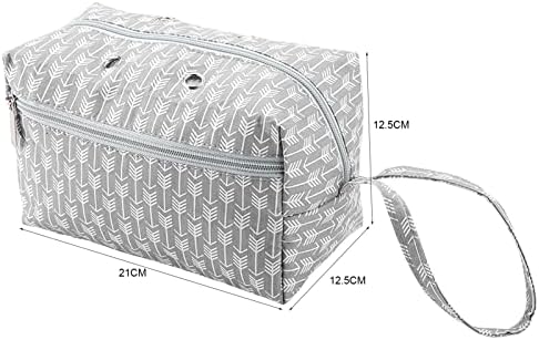 Bolsa organizadora para projetos de tricô, organizador de armazenamento de fios resistentes à água de deslocamento