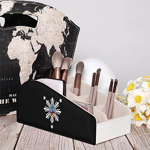 Guam Philippines TV Tits Remote Control Organizer Box Pen Pencil Desk Storage Caddy com 6 compartimento