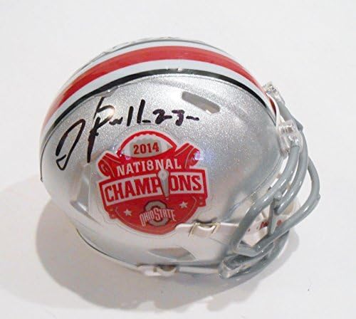 Tyvis Powell assinou o mini capacete de Ohio State Buckeyes com campeões COA 2014 1 C - Mini capacetes da faculdade autografados