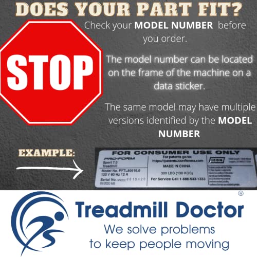 TitMill Doctor Proform 625 Treadmill Running Belt Modelo# PFTL69190