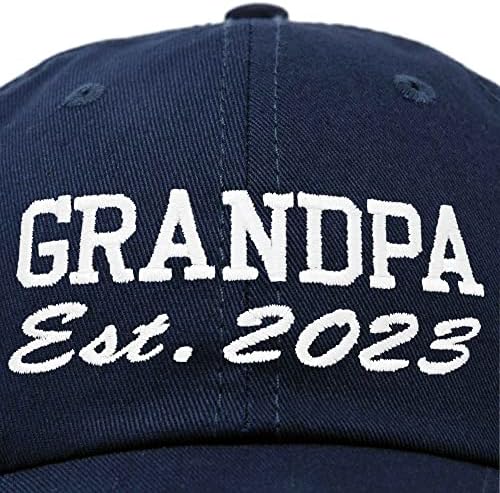 Dalix novo avô chapéu EST 2023 Gift Fun Bordado Bordado Capinho Capro