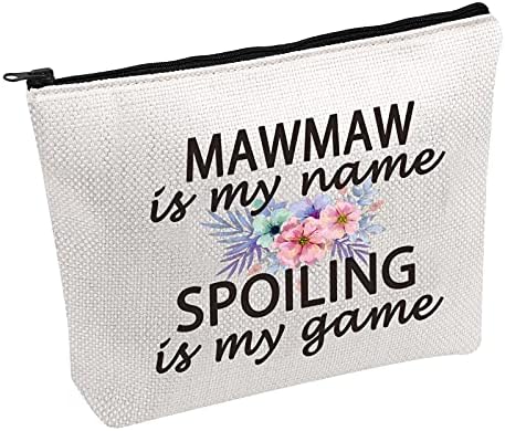 Pwhaoo vovó mawmaw presente mawmaw é meu nome estragar é o meu jogo melhor mawmaw sempre cosmético para maquiagem de armazenamento