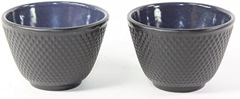 Conjunto japonês de panela de chá de ferro ~ 2 xícaras de chá incluem hobnail preto ~ presente de aniversário/ presente/ decoração de casa/ feng shui/ cozinha/ presente de natal, pagamos seu imposto sobre vendas