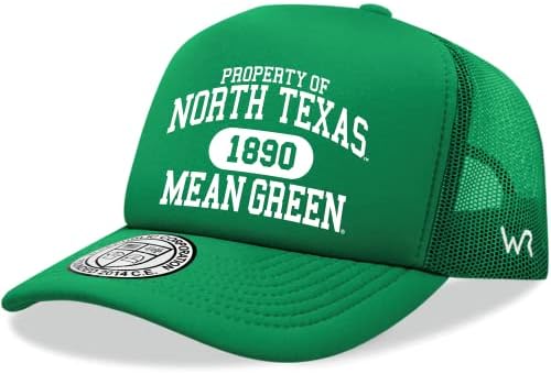 Norte do Texas significa propriedade verde de, bonés da faculdade