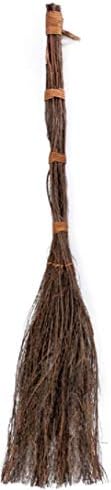 Broom de canela com aroma à mão - Broom tradicional de Heather - decoração rústica