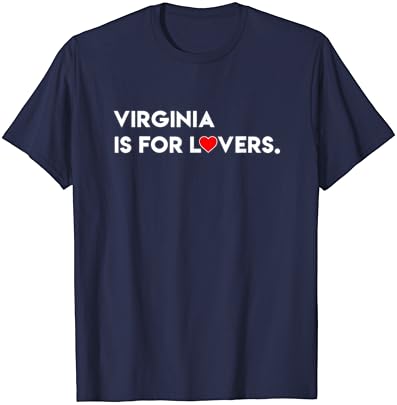 Virginia é para os amantes engraçados para homens camiseta de mulheres