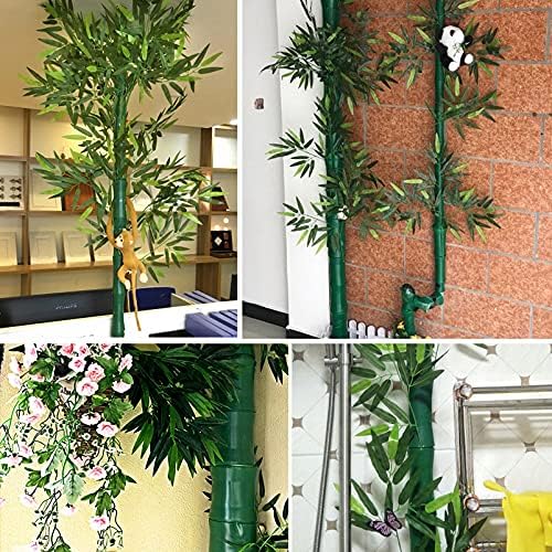 Cabilock Plants Artificial Decor Green 5pcs Capa de tubo de tubo artificial de tubo de tubo flexível Isollo