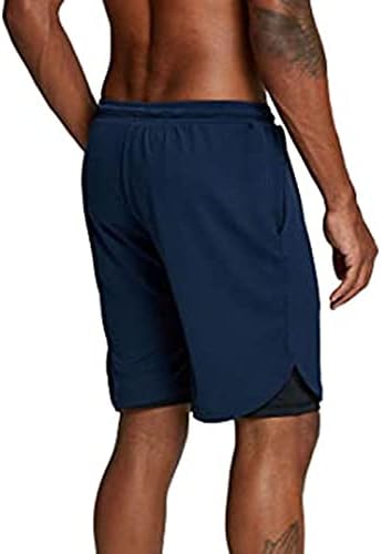 FMCHICO Mens confortável cintura esticada shorts
