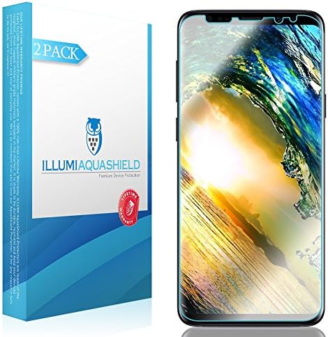 Illumi Aquashield Screen Protector Compatível com Samsung Galaxy S9 Sem Bubble Alta Definição Filme TPU flexível claro