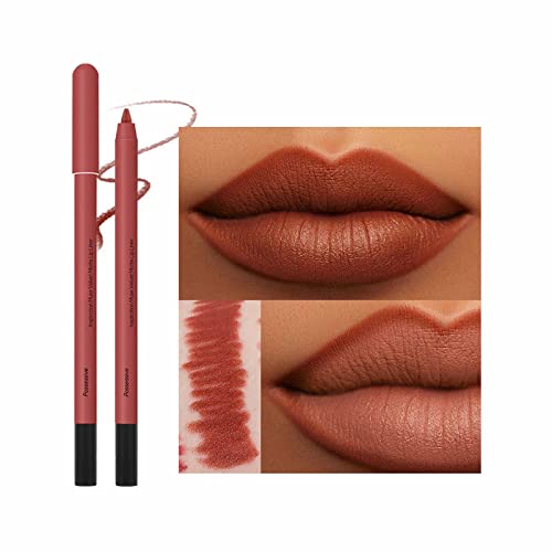 Feixes de produtos de maquiagem Lipstick lápis Lip Lip Velvet Silk Lip Gloss Maquiagem Lipos de Lipliner com Lipos Lips Sexy Torno Cosmético Fácil de usar Lipstick de Velvet Lipstick de Velvet Alta Lipliner Lipliner Liner Liner Liner