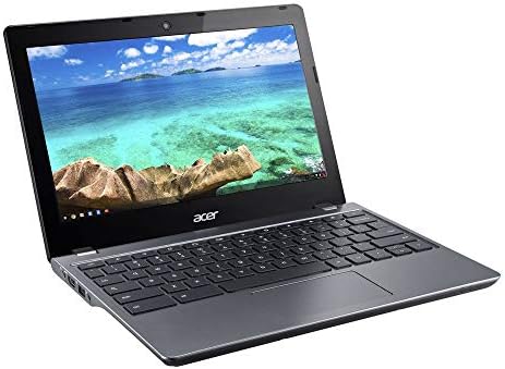 Laptop não-toque do Chromebook C740 Acer Chromebook, Intel Celeron 3205U 1,5 GHz, 4 GB DDR3L RAM, 16 GB SSD, WiFi, Bluetooth,