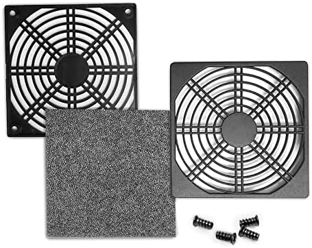 4 pacote de filtros com parafusos do ventilador