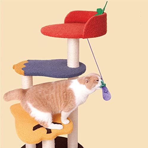 JLDNC 36,6 polegadas/93cm Torre de árvore de gatos, árvores de atividade de gatos de vários níveis com postes de arranhões cobertos de sisal, móveis de condomínio para gatinhos para gatinhos